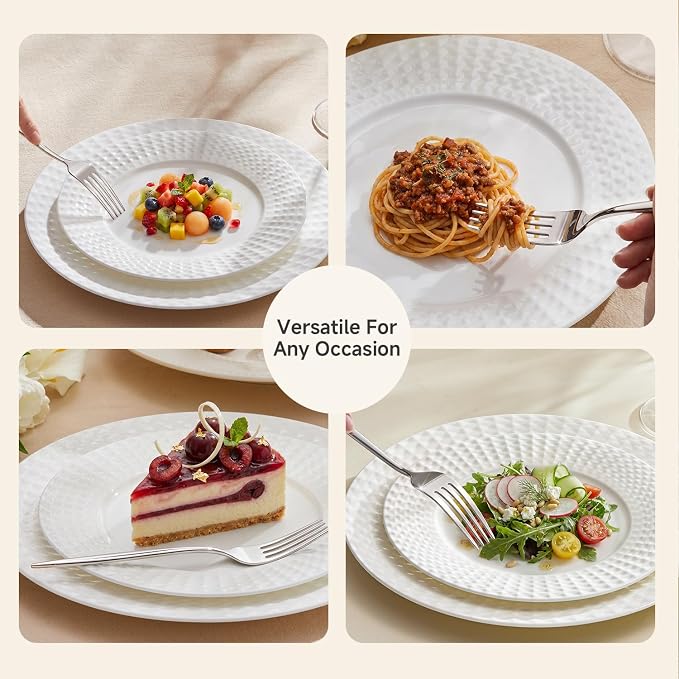 4-Piece Salad Fork Set, 18/10 Stainless Steel Dessert Forks | Mirror Polished