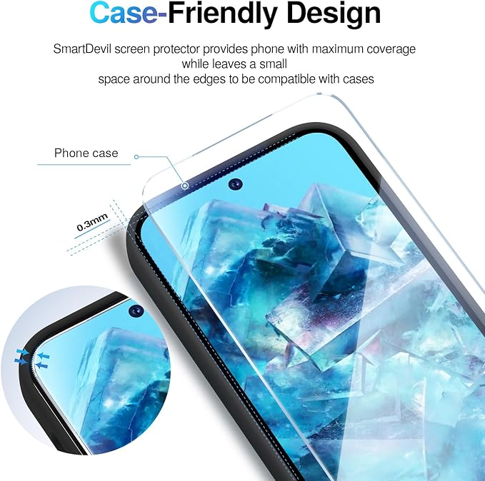 SMARTDEVIL [3+3 Pack Screen Protector