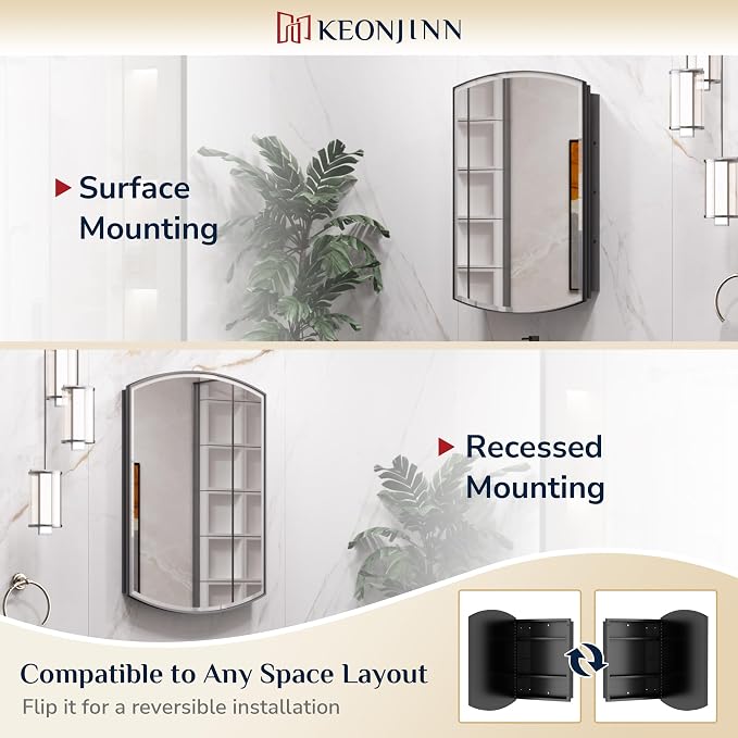 Black Medicine Cabinet