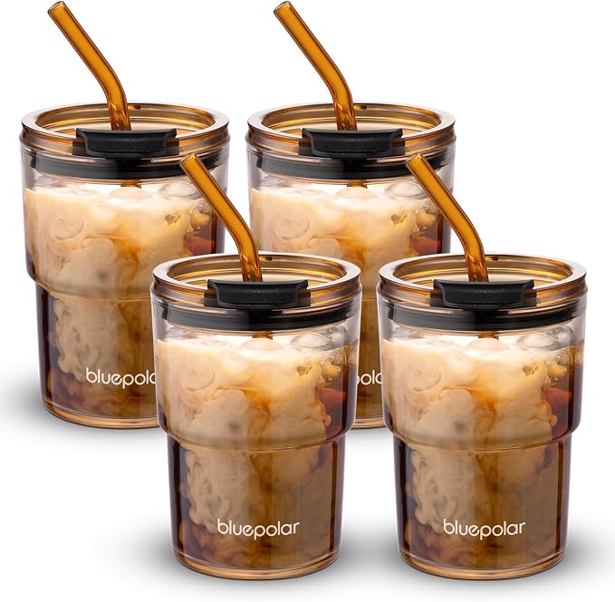 BLUEPOLAR 13oz/400ml Glass Water Tumbler