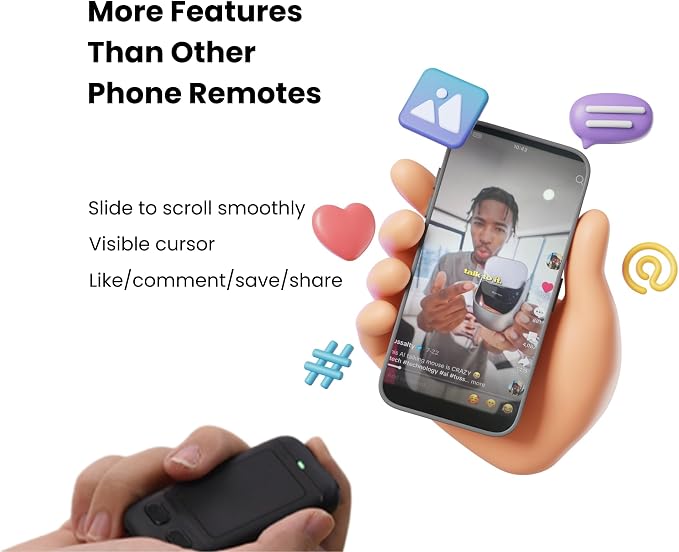 CheerTok Air - TikTok Scrolling Remote Control, Page Turner
