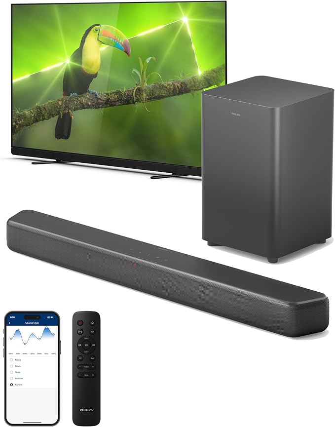 PHILIPS B5309 Soundbar 2.1 - 240W Max Power