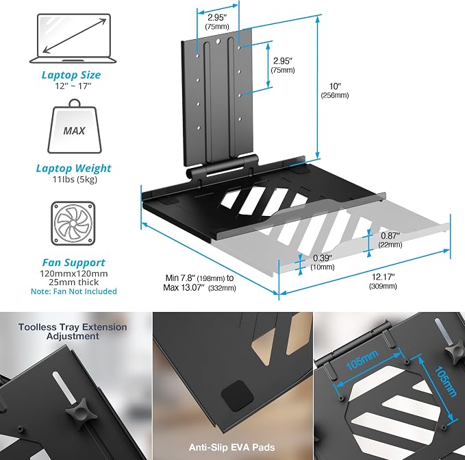 AVLT Dual 17”-38" Monitor Arm Desk Mount