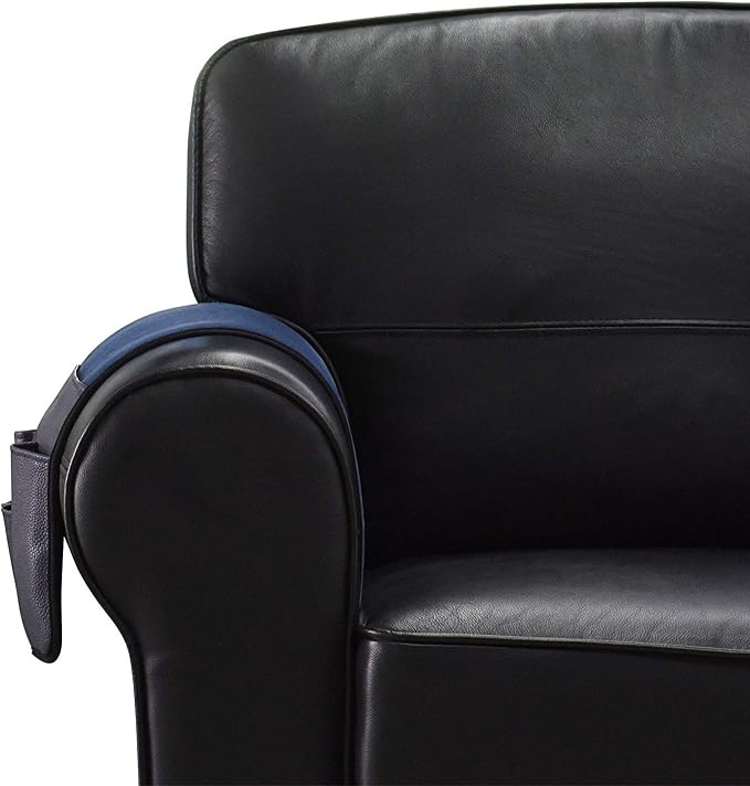 Wanty Velvet Sofa Couch Chair Armrest Soft Caddy Organizer Holder