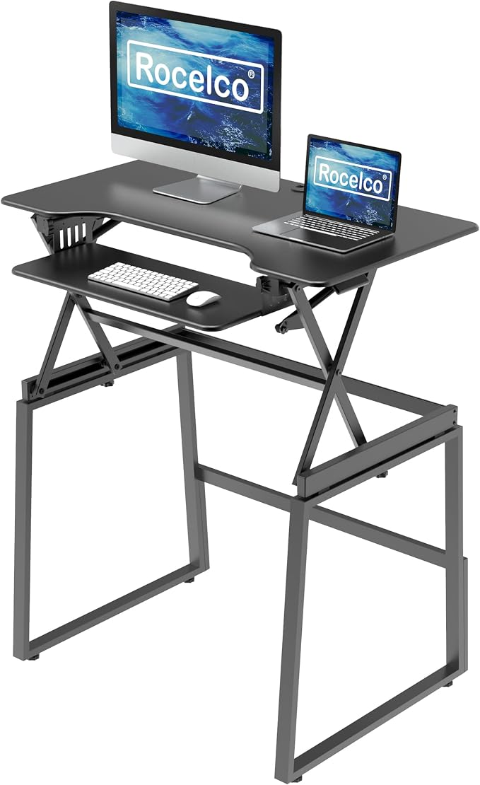Rocelco 40" Large Height Adjustable Standing Desk