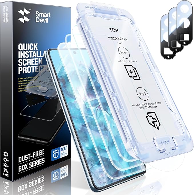 SMARTDEVIL [3+3 Pack Screen Protector