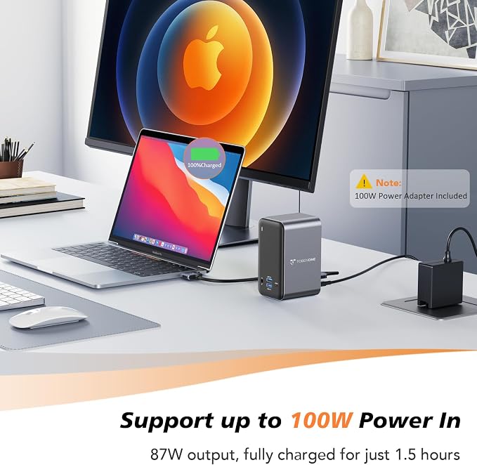 TobenONE Docking Station Dual Monitor