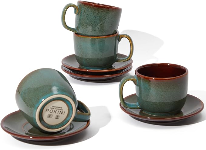 Pokini Stoneware Coffee Cups