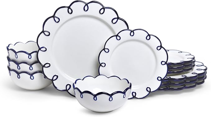 Sango 12-Piece Stoneware Dinnerware Set