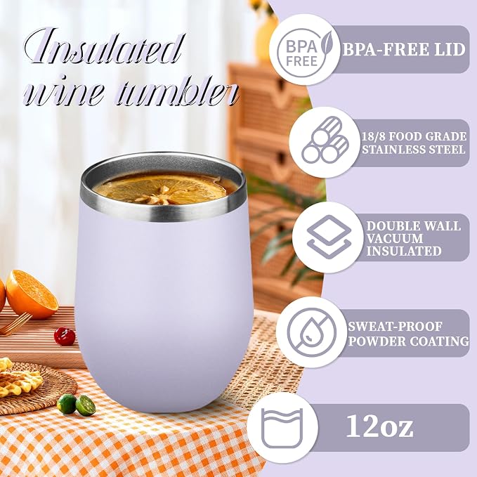 12oz Stemless Wine Tumbler