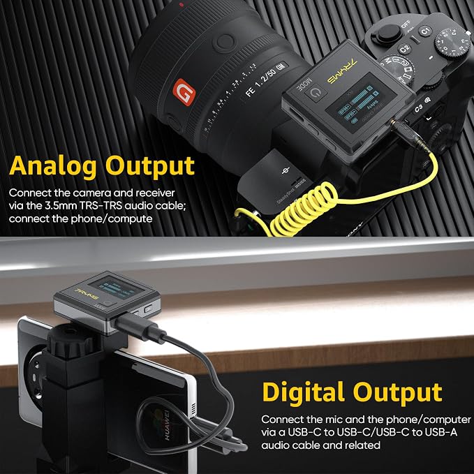 iRay DW30 Wireless Lavalier Microphone