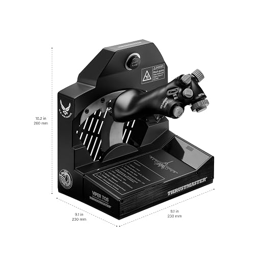 Thrustmaster Viper TQS: Metal Throttle Quadrant System, 21 Action Buttons