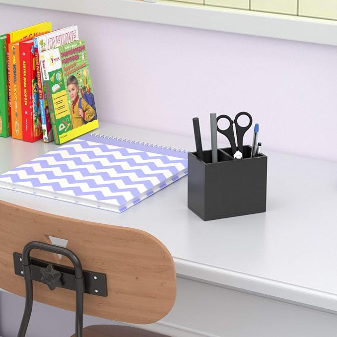NIUBEE Acrylic Pen Holder 2 Compartments