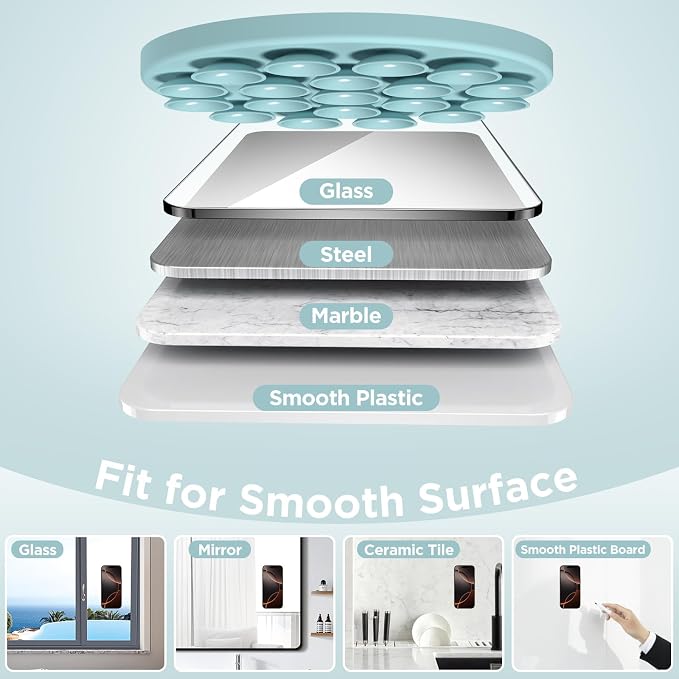 Magnetic Suction Cup Phone Mount