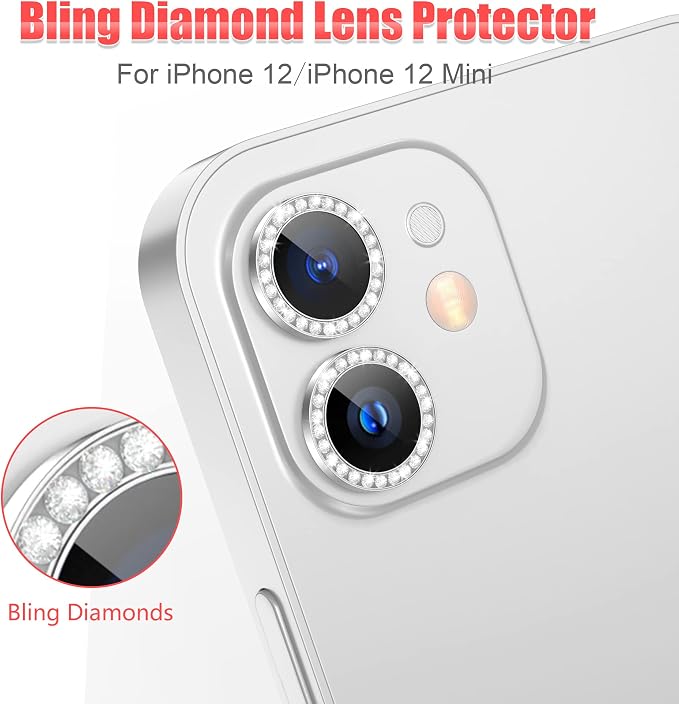 AGVEE 3+3 6 Pack for iphone 12 Pro/12/12 Mini/11 Pro Max/11 Pro/11 Camera Lens