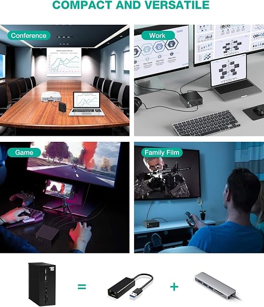 Tiergrade USB C Docking Station Dual Monitor