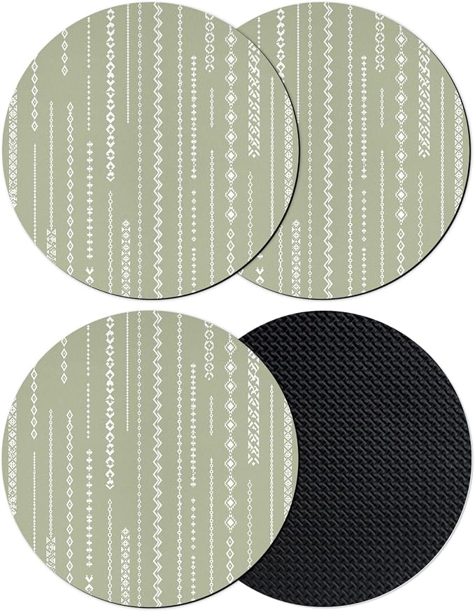 Sage Green Coasters Set of 4 Absorbent Coasters