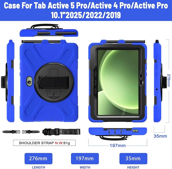 Rantice Case for Samsung Galaxy Tab Active5 PRO / Active4PRO / Active PRO 10.1