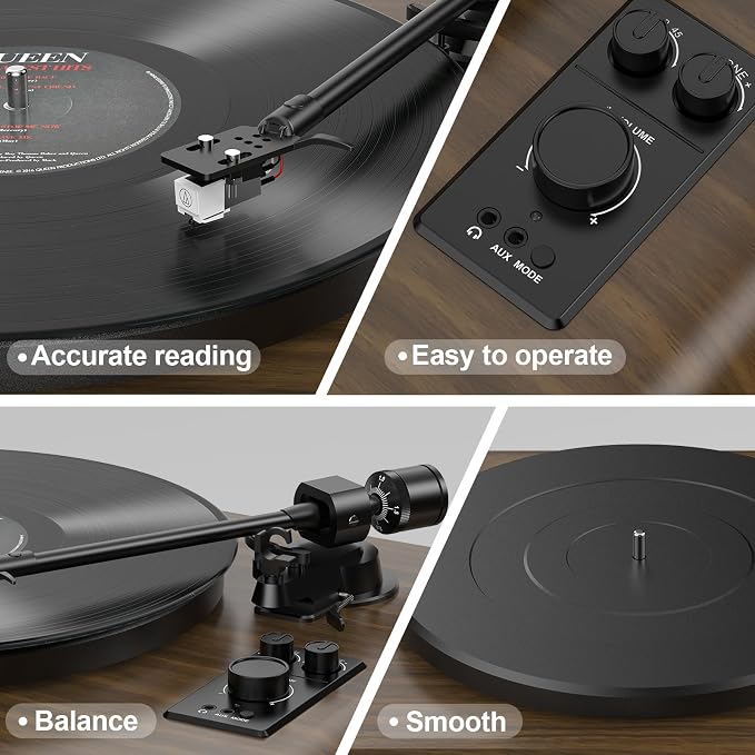 Record Player High-Fidelity Turntable