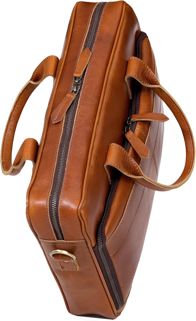VC VINTAGE COUTURE Leather briefcase bag