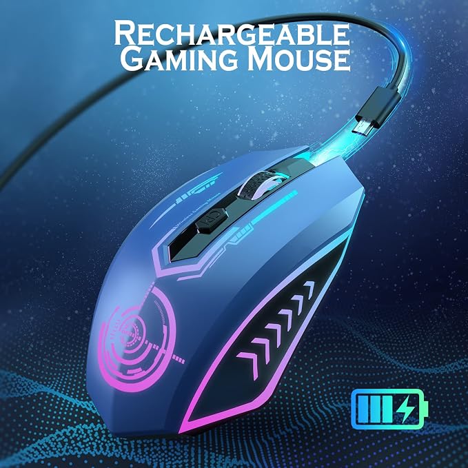 UHURU Gaming Mouse, Wireless Gaming Mouse