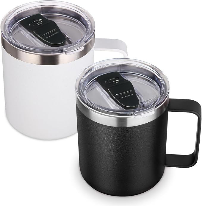 Volhoply 14oz Insulated Stainless Steel Coffee Mug
