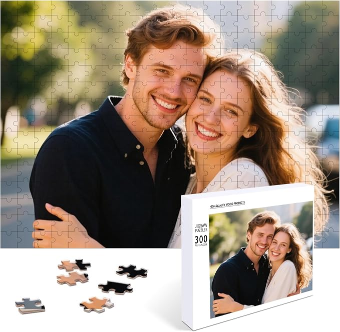 Personalized Photo Puzzle with Glossy Finish – Custom Jigsaw Puzzle