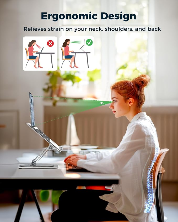 Adjustable Laptop Stand for Desk