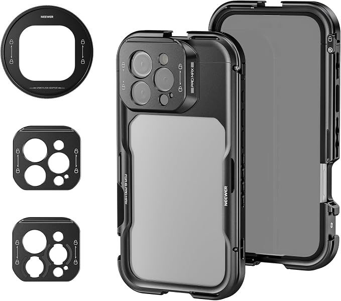NEEWER 16 Pro Max Cage, Quick Release Video Rig Phone Stabilizer Compatible