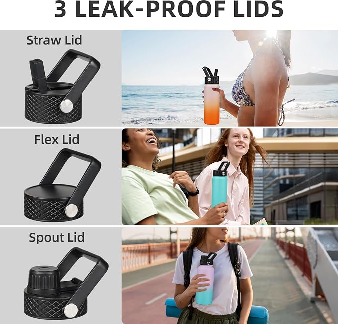 BJPKPK 40oz Insulated Water Bottle