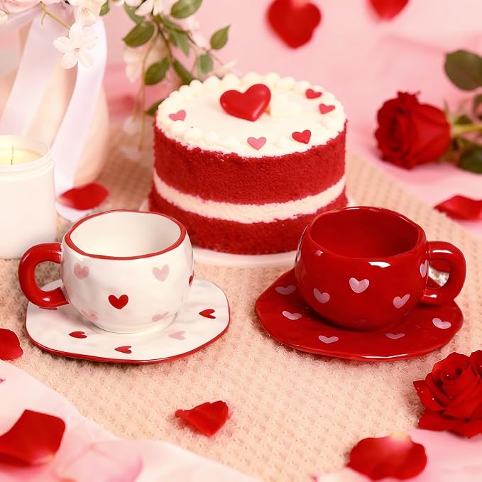 Havawish 2 Pack Valentine's Day Ceramic Coffee Mug