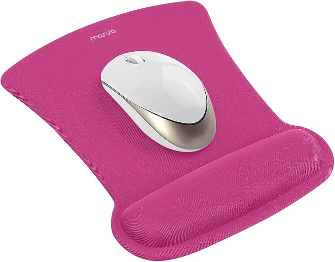 MOSISO Wrist Rest Support for Mouse Pad & Keyboard Set, Ergonomic Mousepad