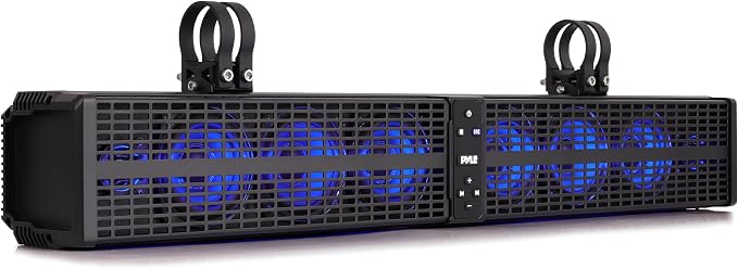Pyle 32" Powered ATV/UTV Soundbar System, 200W Bluetooth Speakers