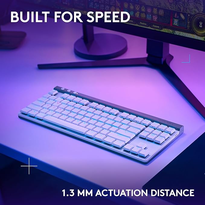 Logitech G515 Wireless Gaming Keyboard TKL, LIGHTSYNC RGB, Thin Tenkeyless