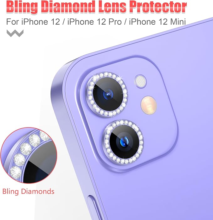 AGVEE 3+3 6 Pack Camera Lens Cover Protector