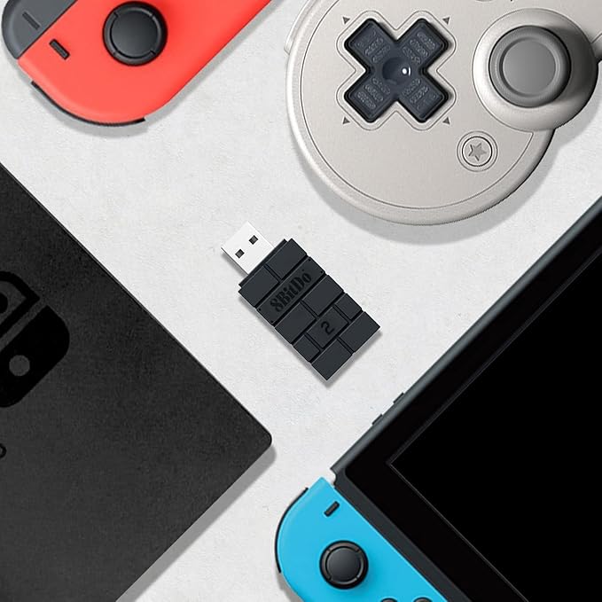 8Bitdo Adapter Switch Controller Adapter 2 USB Wireless