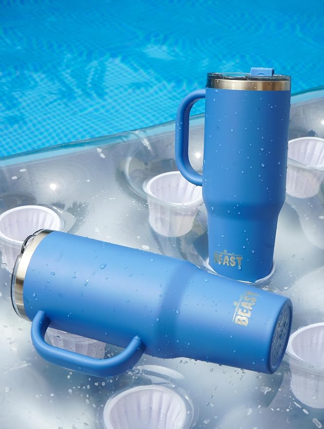 Beast 50 oz Tumbler with Handle Stainless Steel Vacuum Insulated Coffee Ice Cup