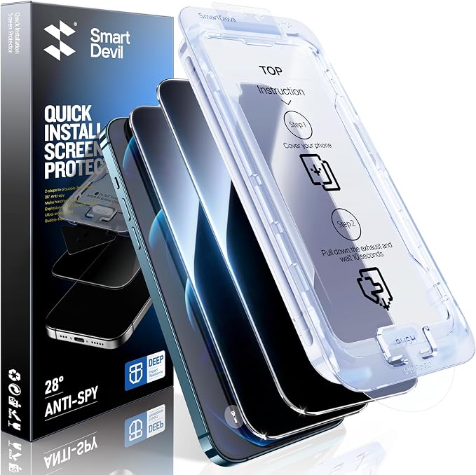 SMARTDEVIL 2PACK Privacy Screen Protector