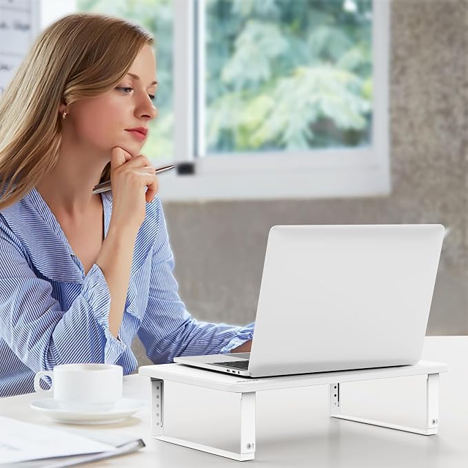 BESIGN MS01 Monitor Stand Riser, Height Adjustable Laptop Stand, Computer