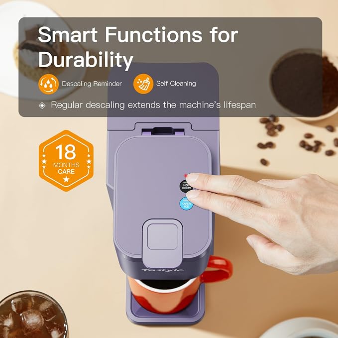 Tastyle Mini Single Serve Hot and Iced Coffee Maker