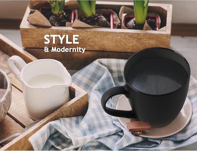 MIAMIO - Coffee Mugs Set of 6 - Le Papillon Collection | Modern ceramic coffee