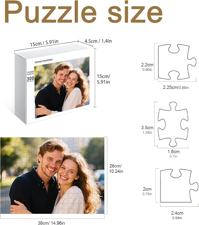 Personalized Photo Puzzle with Glossy Finish – Custom Jigsaw Puzzle