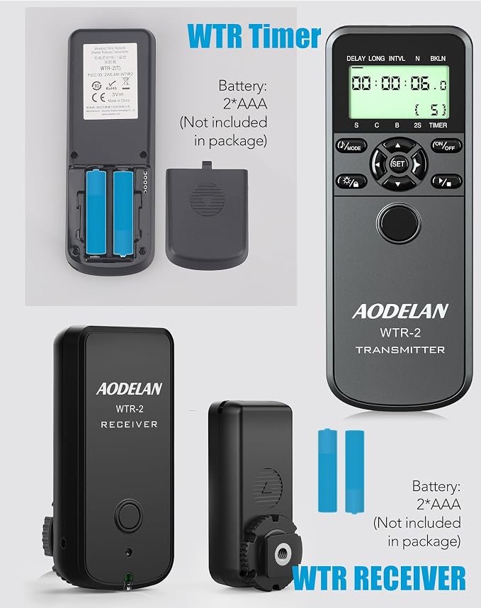 Wireless Timer Shutter Release Compatible