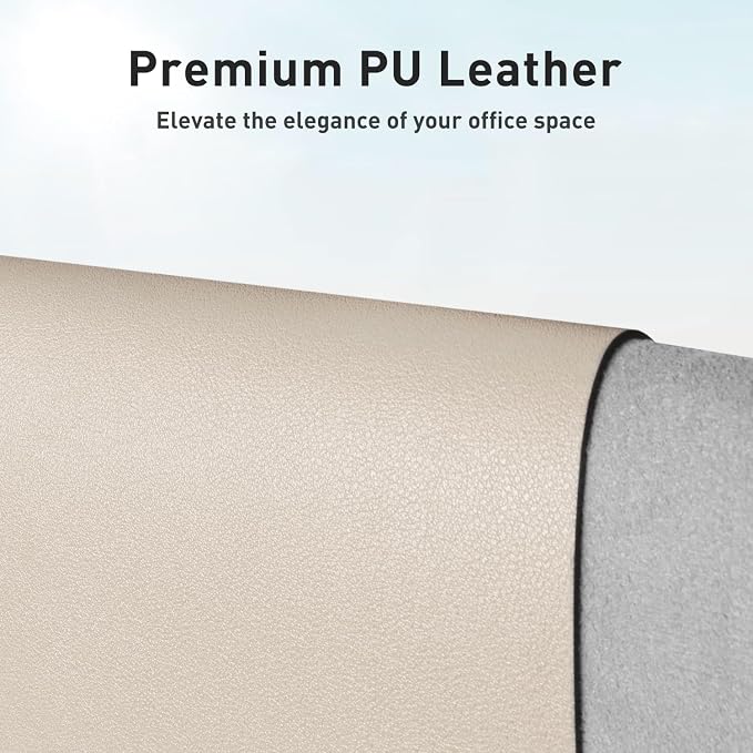 Aothia Large PU Leather Desk Pad Protector – Non-Slip Mouse Pad & Writing Mat