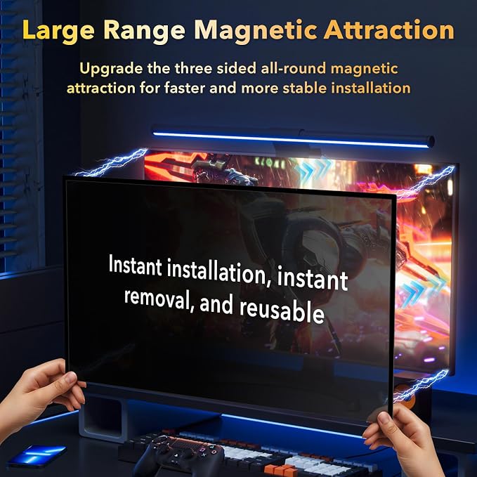 Magnetic Invisible Hidden Design Computer Privacy Screen Filter 24 Inch