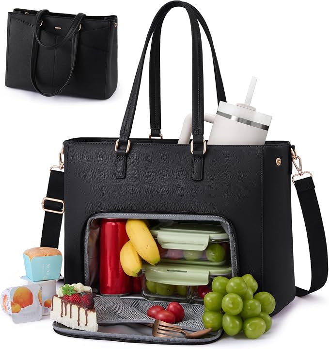 LOVEVOOK Lunch Tote Bag for Women, 3 in 1 Work Bag