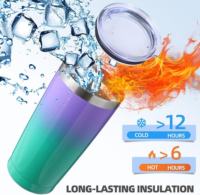 Volhoply 20oz Stainless Steel Tumbler