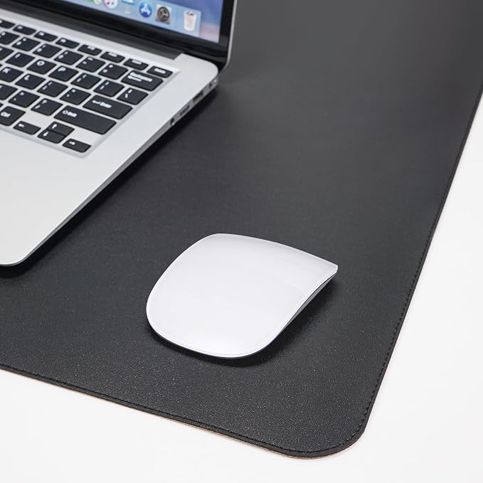 AFIING Leather Desk pad Protector, Large Non-Slip Office Desk Mat