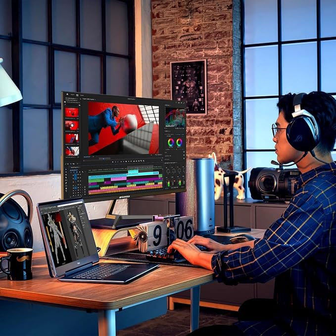 SANSUI 24 inch Monitor, IPS Display FHD Computer Monitor, 100Hz Monitor VESA