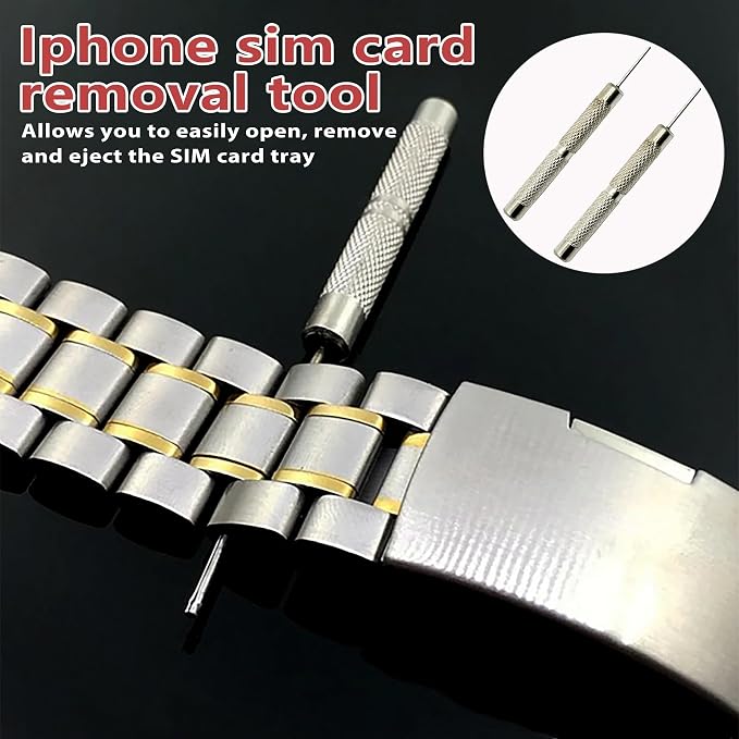 SIM Card Tool Kit with Eject Pins 16 Pcs Tray Openers Needle Ejector